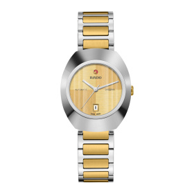 Montre Rado DiaStar Original 30 mm Automatique Cadran Jaune Bracelet Bicolore