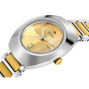 Montre Rado DiaStar Original 30 mm Automatique Cadran Jaune Bracelet Bicolore