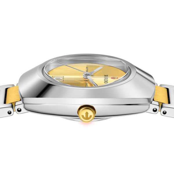 Montre Rado DiaStar Original 30 mm Automatique Cadran Jaune Bracelet Bicolore