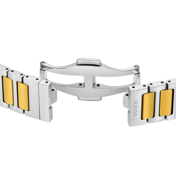 Montre Rado DiaStar Original 30 mm Automatique Cadran Jaune Bracelet Bicolore