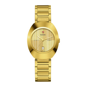 Montre Rado DiaStar Original 30 mm Automatique Cadran Jaune PVD Doré