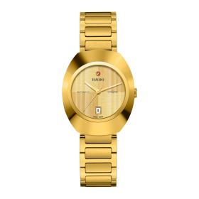Montre Rado DiaStar Original 30 mm Automatique Cadran Jaune PVD Doré