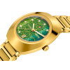 Montre Rado DiaStar Original 30 mm Automatique Cadran Vert Mosaïque Doré