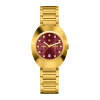 Montre Rado DiaStar Original 30 mm Automatique Cadran Rouge Soleillé Doré
