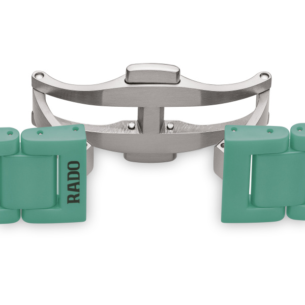 Montre Rado True Thinline Les Couleurs Le Corbusier 39 mm Quartz Vert Anglais Édition Limitée