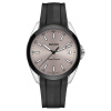Montre Rado HyperChrome 41,5 mm Quartz Cadran Rhodium Bracelet Caoutchouc Noir