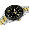 Montre Rado HyperChrome 41,5 mm Quartz Cadran Noir Bracelet Acier et PVD Doré