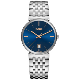 Montre Rado Florence 38 mm Quartz Cadran Bleu Bracelet Acier