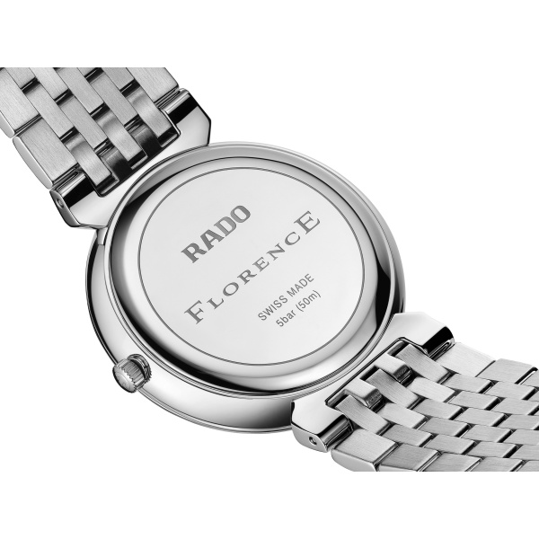 Montre Rado Florence 38 mm Quartz Cadran Bleu Bracelet Acier
