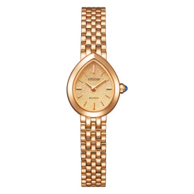 Montre Citizen L Rainell 19,7 mm Eco-Drive Acier Ton Or Rose Cadran Beige