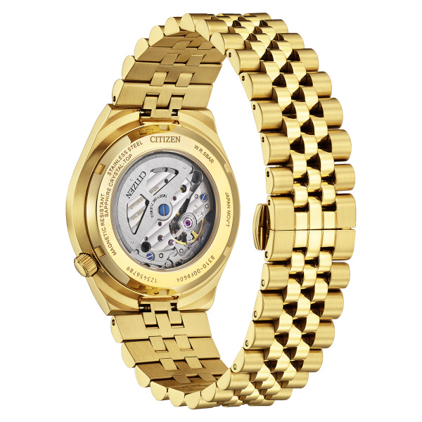 Montre Citizen Tsuyosa 60 40 mm Automatique Acier Doré Cadran Argenté
