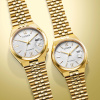 Montre Citizen Tsuyosa 60 40 mm Automatique Acier Doré Cadran Argenté