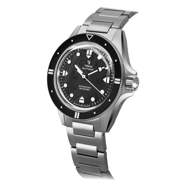 Montre Yema Navygraf Meteorite CMM.10 39 mm Cadran Noir Édition Limitée