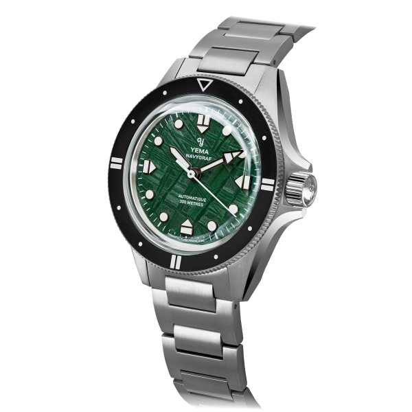 Montre Yema Navygraf Meteorite CMM.10 39 mm Cadran Vert Édition Limitée