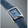 Montre Frederique Constant Classics Carrée Ladies Denim Edition 30 x 21 mm Quartz Cadran Bleu Bracelet Jean