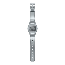 Montre Casio G-Shock GM-5600 43,2 mm Quartz Numérique Écran Argenté Bracelet Silicone Argenté