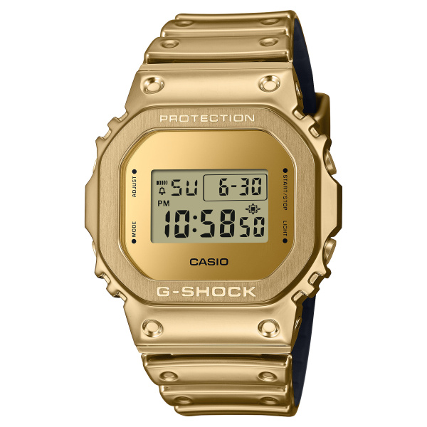 Montre Casio G-Shock GM-5600 43,2 mm Quartz Numérique Doré Bracelet Silicone Doré