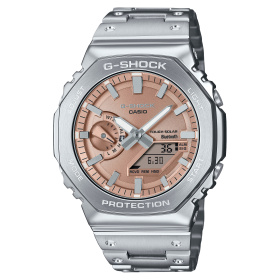 Montre Casio G-Shock GM-B2100 Full Metal 44,4 mm Tough Solar Bluetooth Cadran Cuivré Bracelet Acier