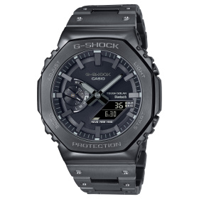 Montre Casio G-Shock GM-B2100 Full Metal 44,4 mm Tough Solar Bluetooth Noir Bracelet Acier