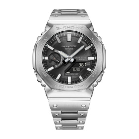 Montre Casio G-Shock GM-B2100 Full Metal 44,4 mm Tough Solar Bluetooth Cadran Noir Bracelet Acier