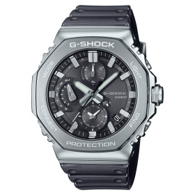 Montre Casio G-Shock GMC-B2100 Chronographe 46,3 mm Tough Solar Bluetooth Cadran Noir Bracelet Silicone Noir
