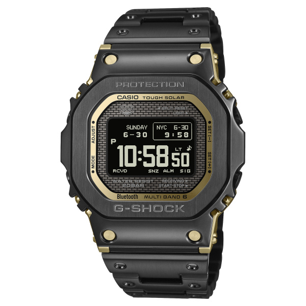 Montre Casio G-Shock GMW-BZ5000 Full Metal 43,6 mm Tough Solar Radio-pilotée Bluetooth Écran MIP Noir