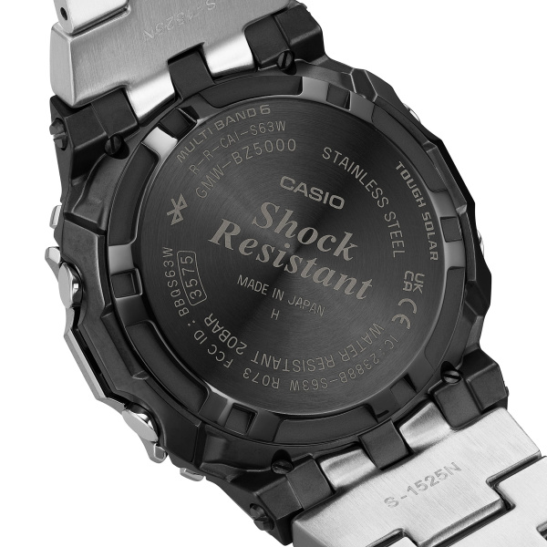 Montre Casio G-Shock GMW-BZ5000 Full Metal 43,6 mm Tough Solar Radio-pilotée Bluetooth Écran MIP Acier