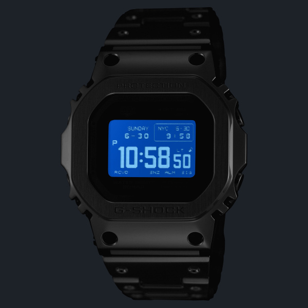 Montre Casio G-Shock GMW-BZ5000 Full Metal 43,6 mm Tough Solar Radio-pilotée Bluetooth Écran MIP Acier