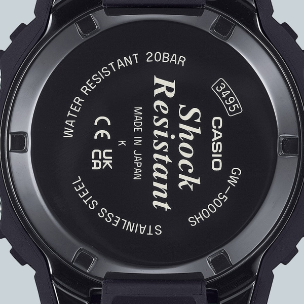 Montre Casio G-Shock GW-5000 42,8 mm Tough Solar Radio-pilotée Numérique Blanc Bracelet Résine