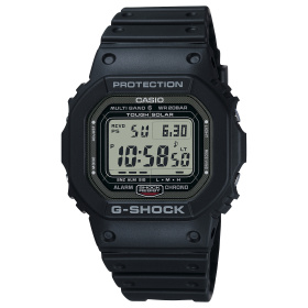 Montre Casio G-Shock GW-5000U 42,8 mm Tough Solar Radio-pilotée Numérique Noir Bracelet Uréthane