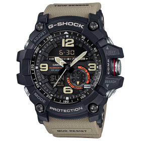 Montre Casio G-Shock Mudmaster GG-1000 55,3 mm Quartz Boussole Bracelet Résine Beige