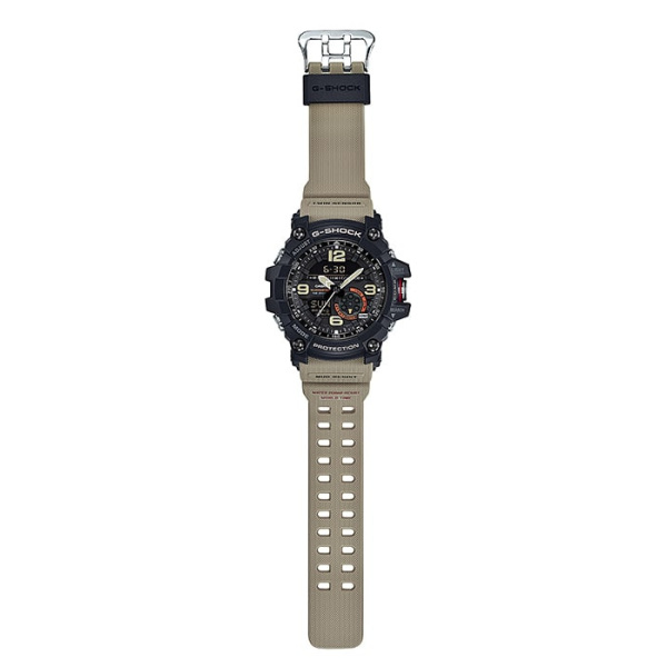 Montre Casio G-Shock Mudmaster GG-1000 55,3 mm Quartz Boussole Bracelet Résine Beige
