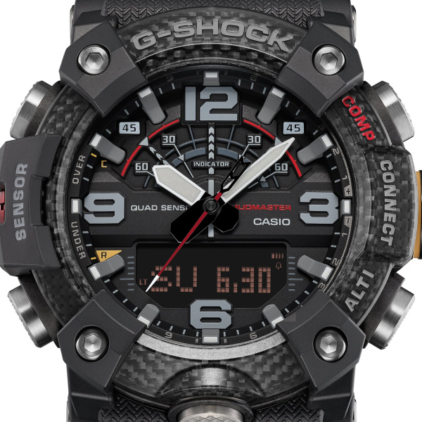 Montre Casio G-Shock Mudmaster GG-B100X 51,3 mm Quartz Bluetooth Lunette Carbone Noir