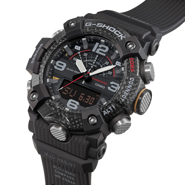 Montre Casio G-Shock Mudmaster GG-B100X 51,3 mm Quartz Bluetooth Lunette Carbone Noir