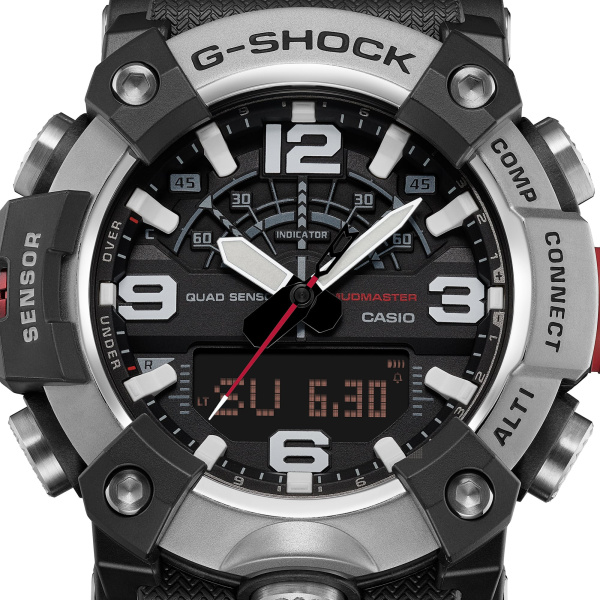 Montre Casio G-Shock Mudmaster GG-B100XM 51,3 mm Quartz Bluetooth Lunette Acier Noir