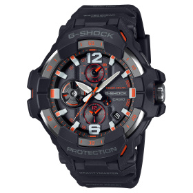 Montre Casio G-Shock Gravitymaster GR-B300 54,7 mm Solaire Bluetooth Cadran Gris Bracelet Résine Noir