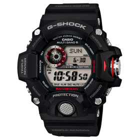 Montre Casio G-Shock Rangeman GW-9400 53,5 mm Solaire Radio-pilotée Triple Capteur Noir