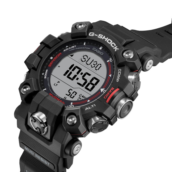 Montre Casio G-Shock Mudman GW-9500 52,7 mm Solaire Radio-pilotée Triple Capteur Noir