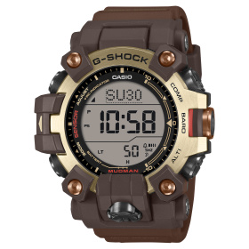 Montre Casio G-Shock Mudman GW-9500MH 52,7 mm Solaire Radio-pilotée Lunette Dorée Bracelet Résine Brun