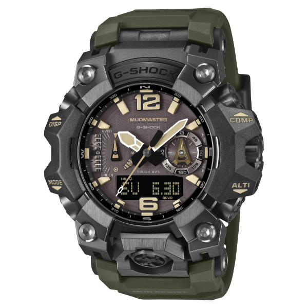 Montre Casio G-Shock Mudmaster GWG-B1000 52,1 mm Solaire Bluetooth Verre Saphir Bracelet Vert