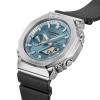 Montre Casio G-Shock G-Steel GBM-2100A 44,4 mm Tough Solar Bluetooth Cadran Bleu Clair Bracelet Résine