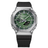 Montre Casio G-Shock G-Steel GBM-2100A 44,4 mm Tough Solar Bluetooth Cadran Vert Bracelet Résine
