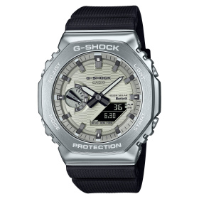 Montre Casio G-Shock G-Steel GBM-2100A 44,4 mm Tough Solar Bluetooth Cadran Doré Index Noirs