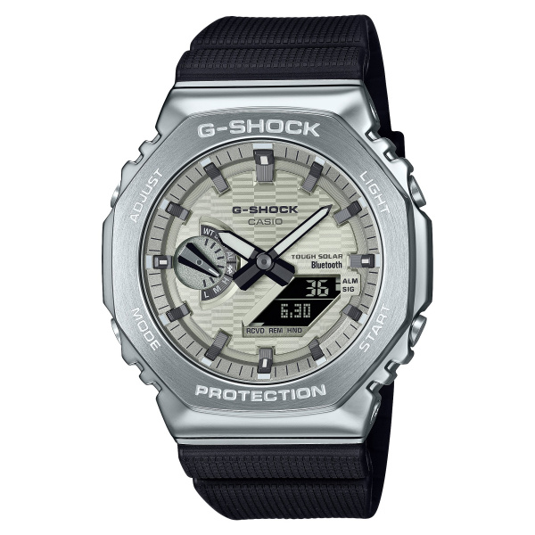 Montre Casio G-Shock G-Steel GBM-2100A 44,4 mm Tough Solar Bluetooth Cadran Doré Index Noirs