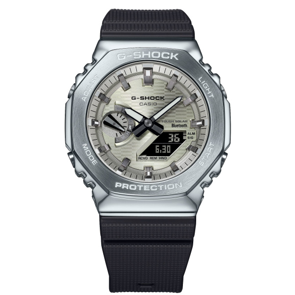 Montre Casio G-Shock G-Steel GBM-2100A 44,4 mm Tough Solar Bluetooth Cadran Doré Index Noirs