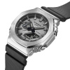 Montre Casio G-Shock GM-2100 44,4 mm Quartz Analogique-Numérique Lunette Acier Cadran Argent