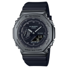 Montre Casio G-Shock GM-2100BB 44,4 mm Quartz Analogique-Numérique Noir Intégral Lunette Acier