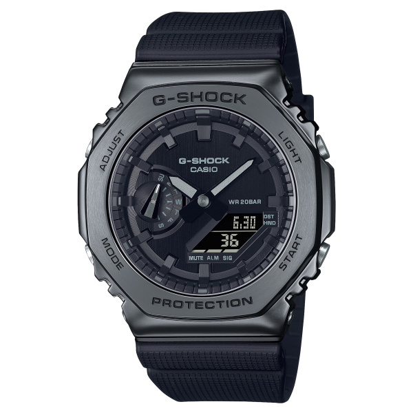 Montre Casio G-Shock GM-2100BB 44,4 mm Quartz Analogique-Numérique Noir Intégral Lunette Acier