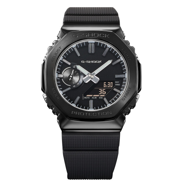 Montre Casio G-Shock GM-2100LXB 44,4 mm Quartz Analogique-Numérique Luxe Black Noir et Argent
