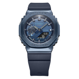 Montre Casio G-Shock GM-2100N 44,4 mm Quartz Analogique-Numérique Bleu Marine Bracelet Résine